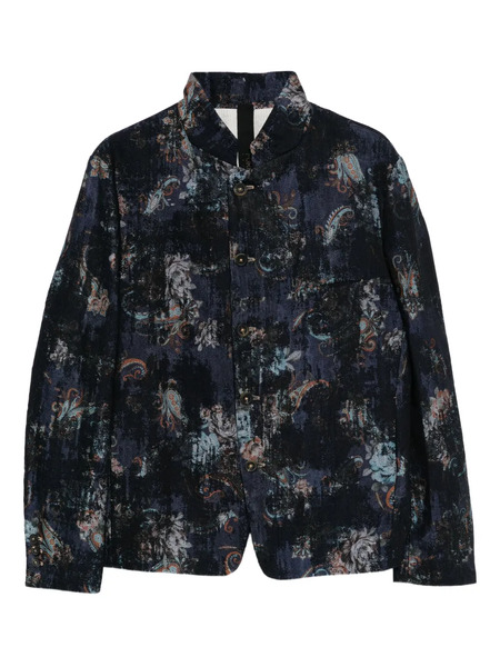  Forme D'expression Veste à Imprimé Graphique - Bleu 