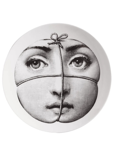  Fornasetti Assiette Décorative Tema E Variazioni (26 Cm) - Blanc 