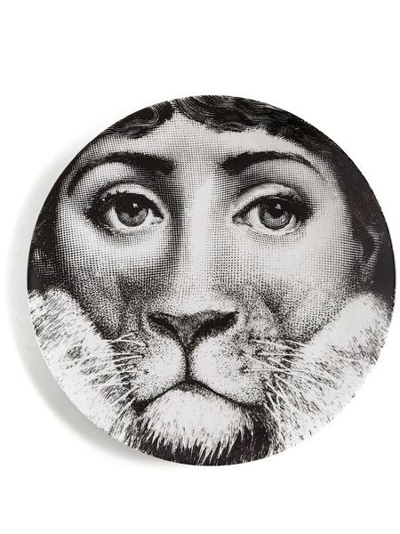  Fornasetti Assiette Décorative Tema E Variazioni N.143 - Blanc 