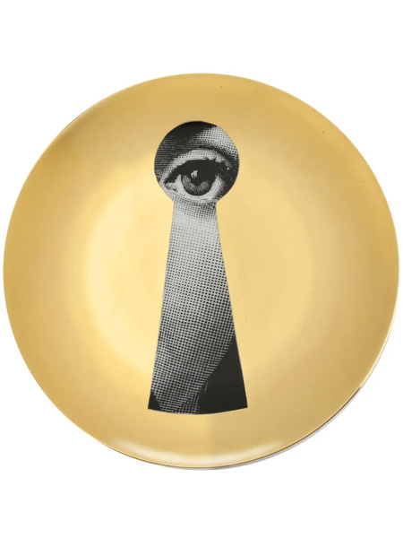 Fornasetti Assiette Murale Tema E Variazioni N°14 - Noir 