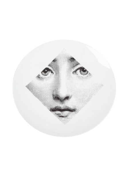  Fornasetti Assiette tema E Variazioni - Blanc 