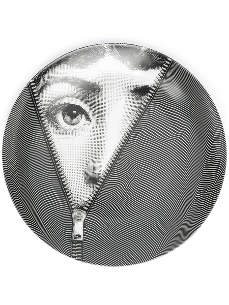  Fornasetti Assiette Tema E Variazioni No.401 - Noir 