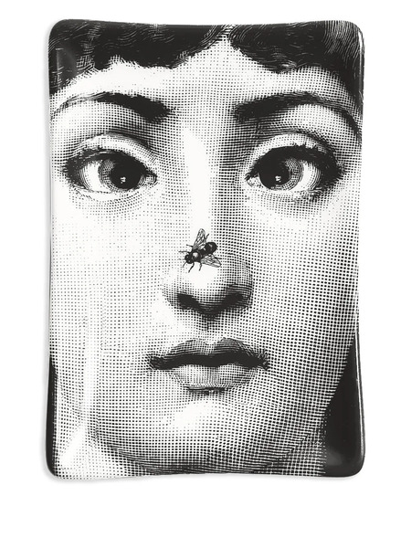  Fornasetti Cendrier Tema E Variazioni N.363 (15,4 Cm X 10,6 Cm) - Noir 