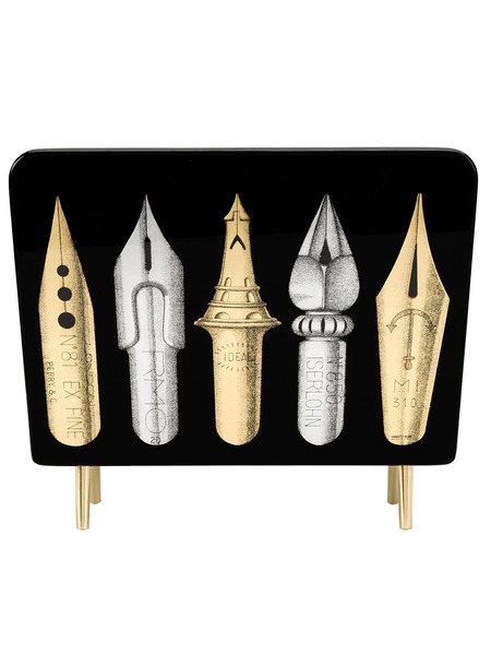 Fornasetti pennini Porte-revues - Noir 