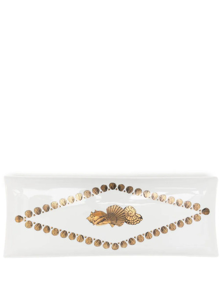  Fornasetti Plateau Rectangulaire Giro Di Conchiglie 