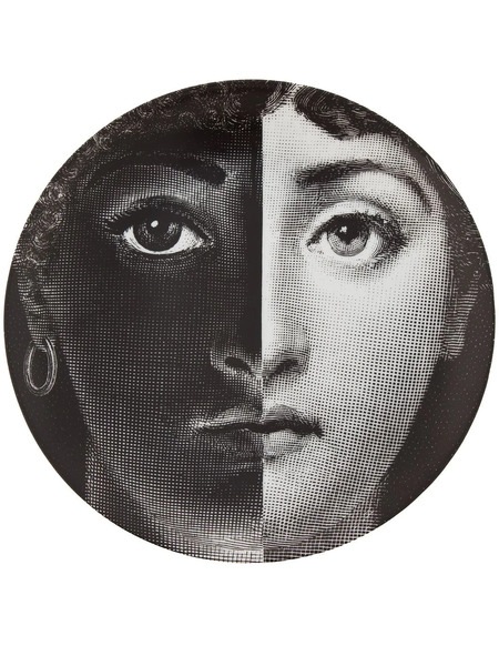  Fornasetti tema E Variazioni Assiette - Noir 