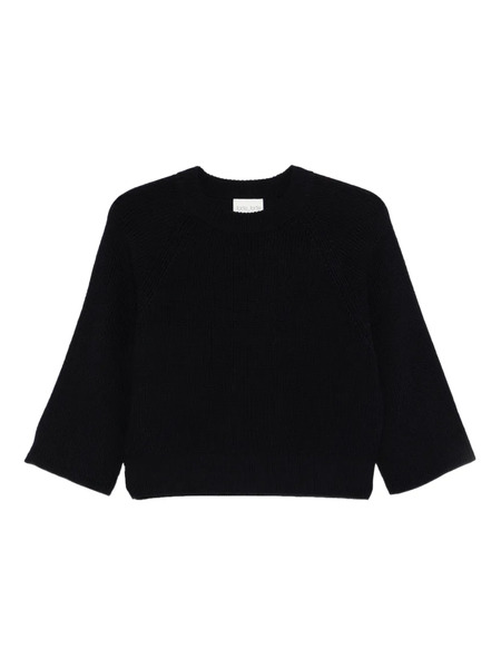  Forte Forte Pull Crop à Manches Raglan - Bleu 