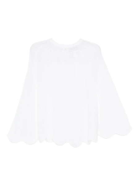  Forte Forte Pull En Maille Ajourée - Blanc 