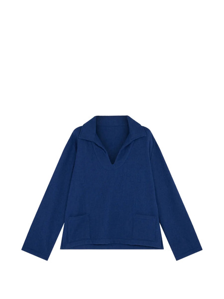  Fortela Pull Franco2 à Col V - Bleu 