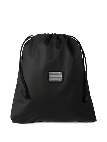  Fpm Milano Sac Cabas à Plaque Logo - Noir 
