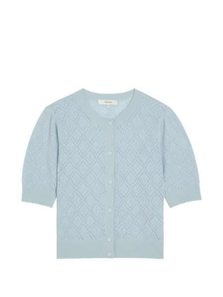  Frame Cardigan Zippé - Bleu 