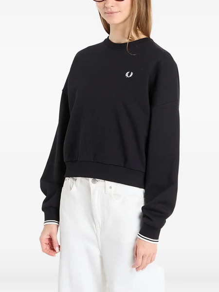  Fred Perry Pull à Col Rond - Noir 