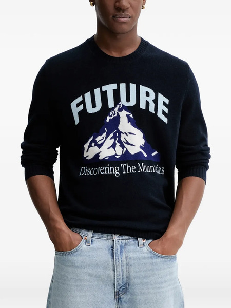  From Future Pull à Imprimé Graphique - Bleu 