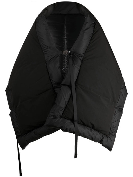  Fumito Ganryu écharpe à Design Matelassé - Noir 