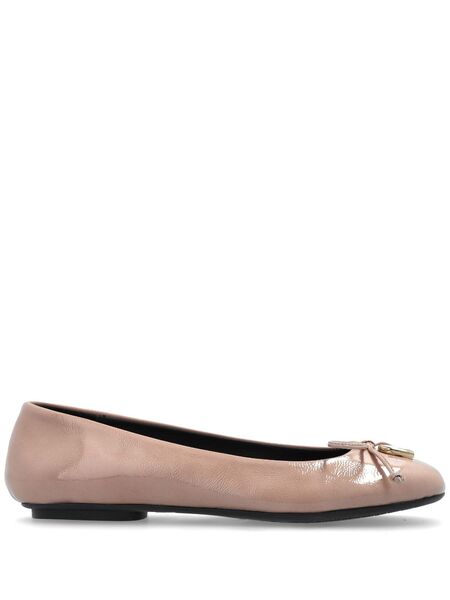  Furla Ballerines à Plaque Logo - Rose 