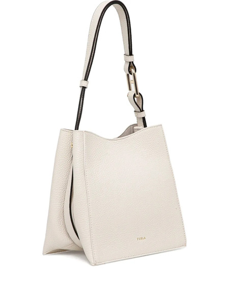  Furla Mini Sac à Main Nuvola En Cuir - Blanc 