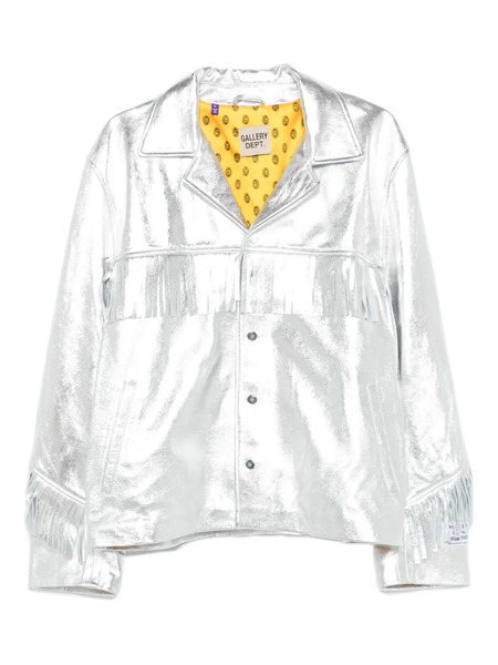  Gallery Dept. Veste Métallisée Orlando à Franges - Argent 