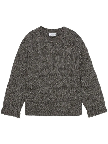  Ganni Pull Bubble - Gris 
