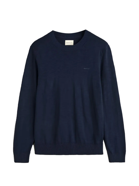 Gant Pull à Logo - Bleu 