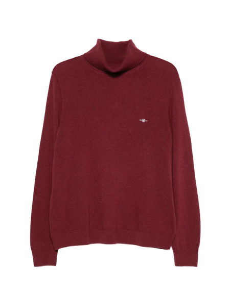  Gant Pull à Logo Brodé - Rouge 
