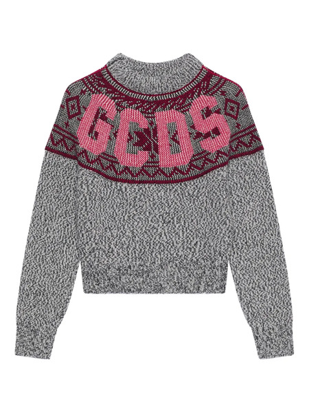  Gcds Pull à Logo En Intarsia - Gris 