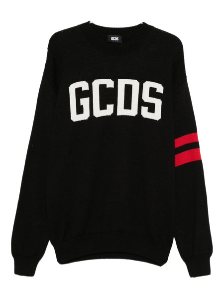  Gcds Pull Rayé à Logo - Noir 