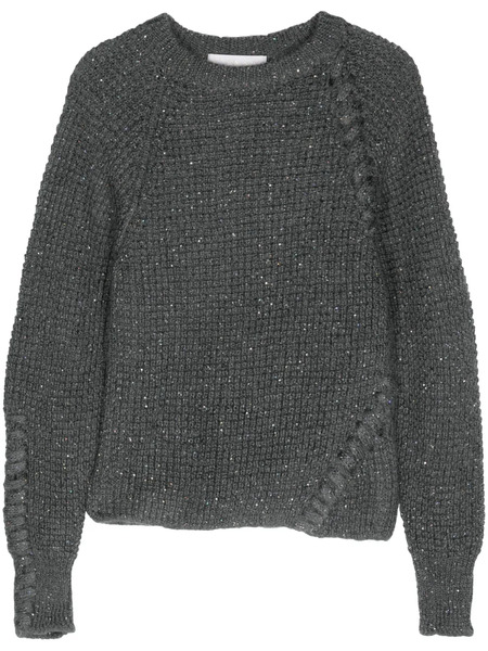  Genny Pull Orné De Sequins - Gris 