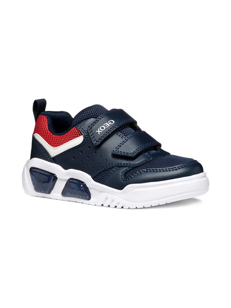  Geox Kids Baskets Illuminus - Bleu 