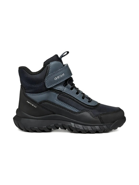  Geox Kids Baskets Montantes Simbyos Waterproof - Noir 