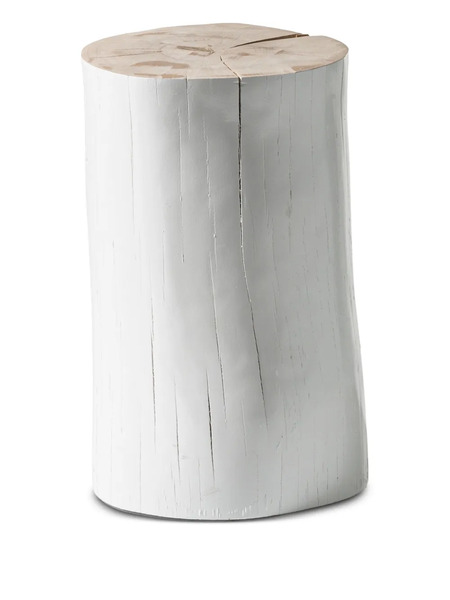  Gervasoni 1882 Grande Table Basse Log En Bois De Hêtre (42 Cm X 32 Cm) - Blanc 