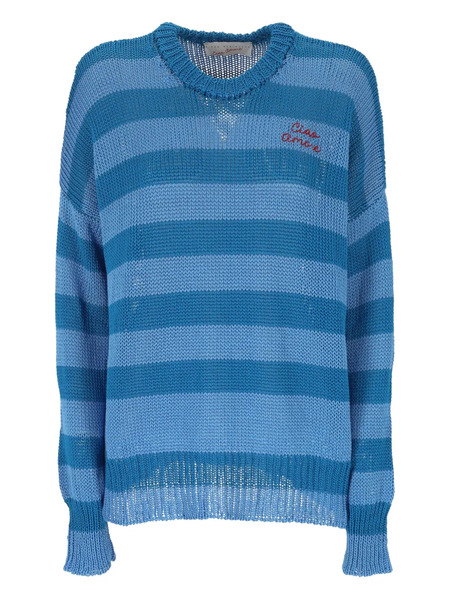  Giada Benincasa Pull à Rayures - Bleu 