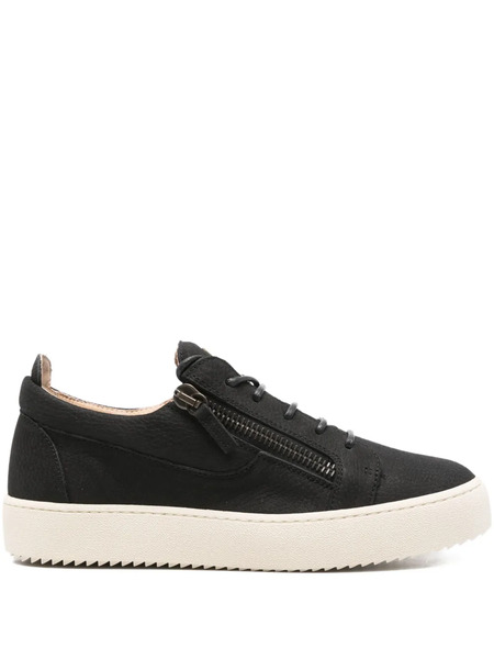  Giuseppe Zanotti Baskets Lacées à Zips - Noir 