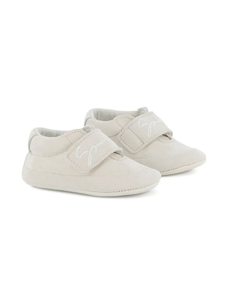  Givenchy Kids Baskets En Daim - Blanc 