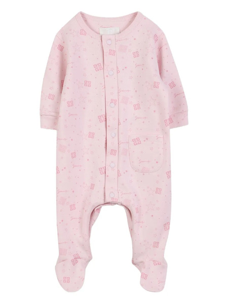  Givenchy Kids Pyjama à Imprimé 4g - Rose 