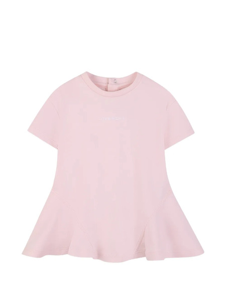  Givenchy Kids Robe à Manches Courtes - Rose 
