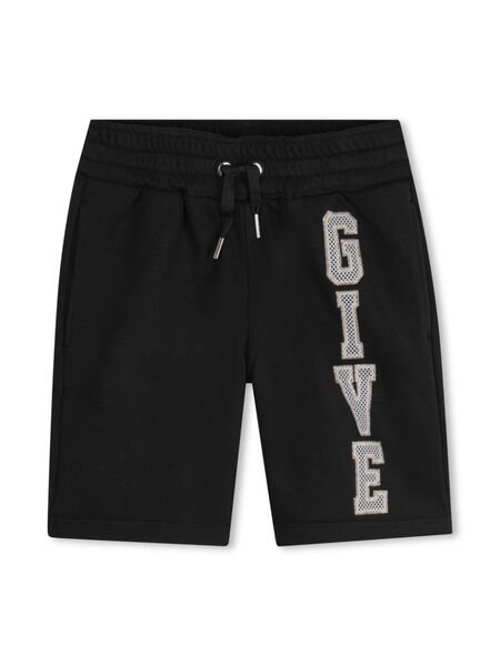  Givenchy Kids Short à Logo Brodé - Noir 