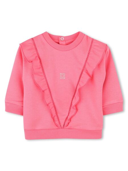  Givenchy Kids Sweat à Logo - Rose 