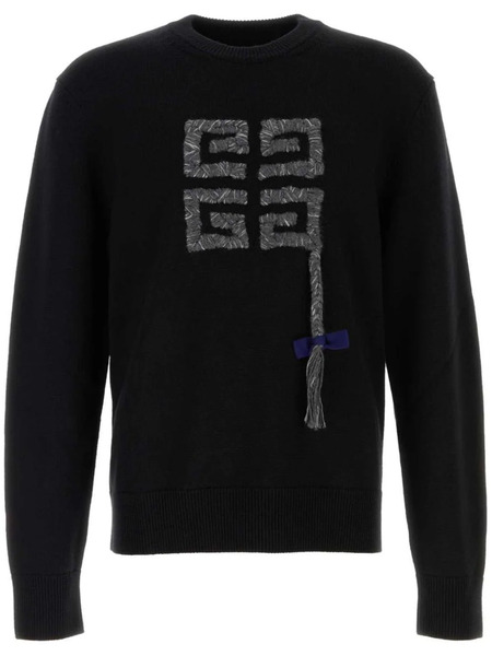  Givenchy Pull à Col Ras-de-cou - Noir 