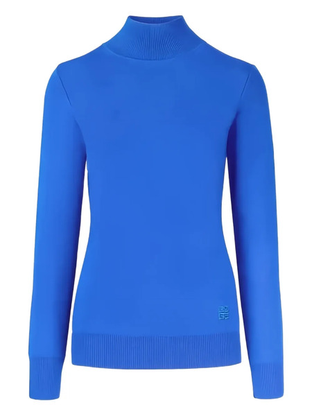  Givenchy Pull à Col Roulé - Bleu 