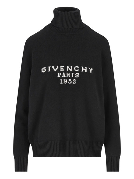  Givenchy Pull à Col Roulé - Noir 