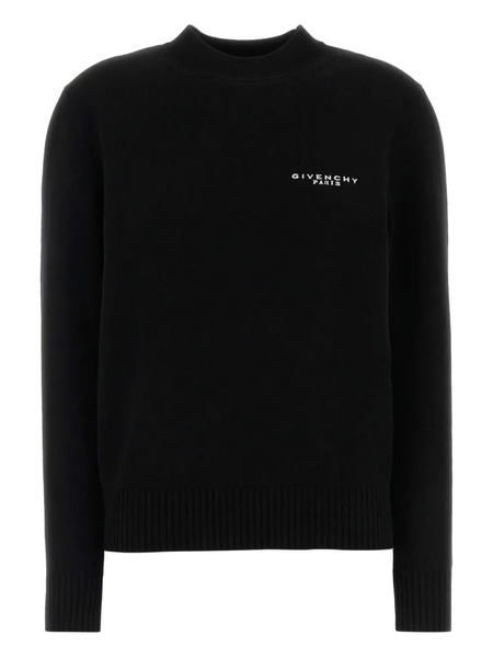  Givenchy Pull à Logo Brodé - Noir 