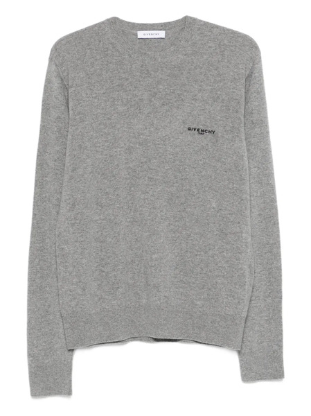  Givenchy Pull à Logo - Gris 