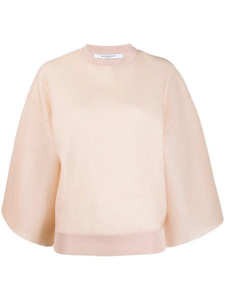  Givenchy Pull à Manches Amples - Rose 