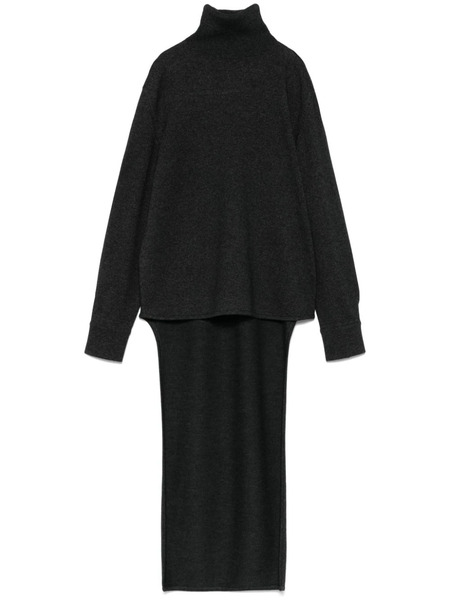 Givenchy Pull à Ourlet Plus Long Au Dos - Gris 