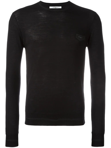  Givenchy Pull à Plaque Logo - Noir 