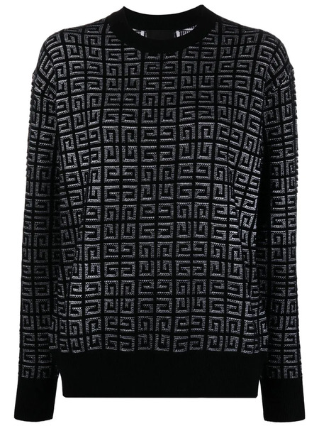  Givenchy Pull 4g En Jacquard - Noir 