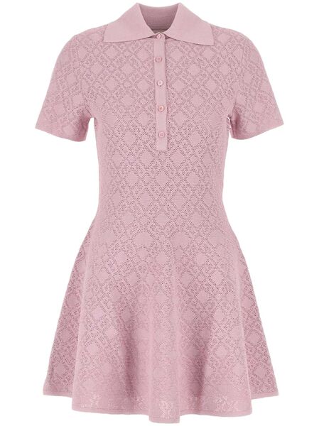  Givenchy Robe à Logo En Jacquard - Rose 