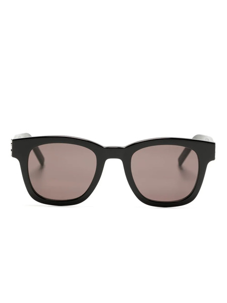  Gucci Eyewear Lunettes De Soleil à Monture Carrée - Noir 
