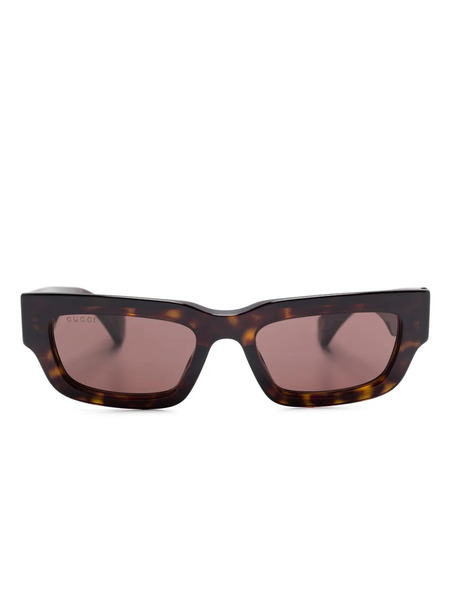  Gucci Eyewear Lunettes De Soleil Gg1838s - Marron 