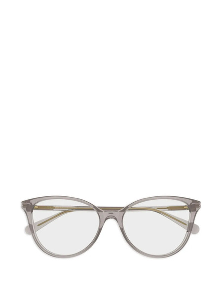  Gucci Eyewear Lunettes De Vue à Détail De Logo - Gris 